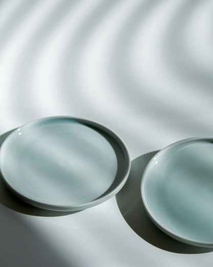 Celadon Blue Tea Cup & Saucer Set