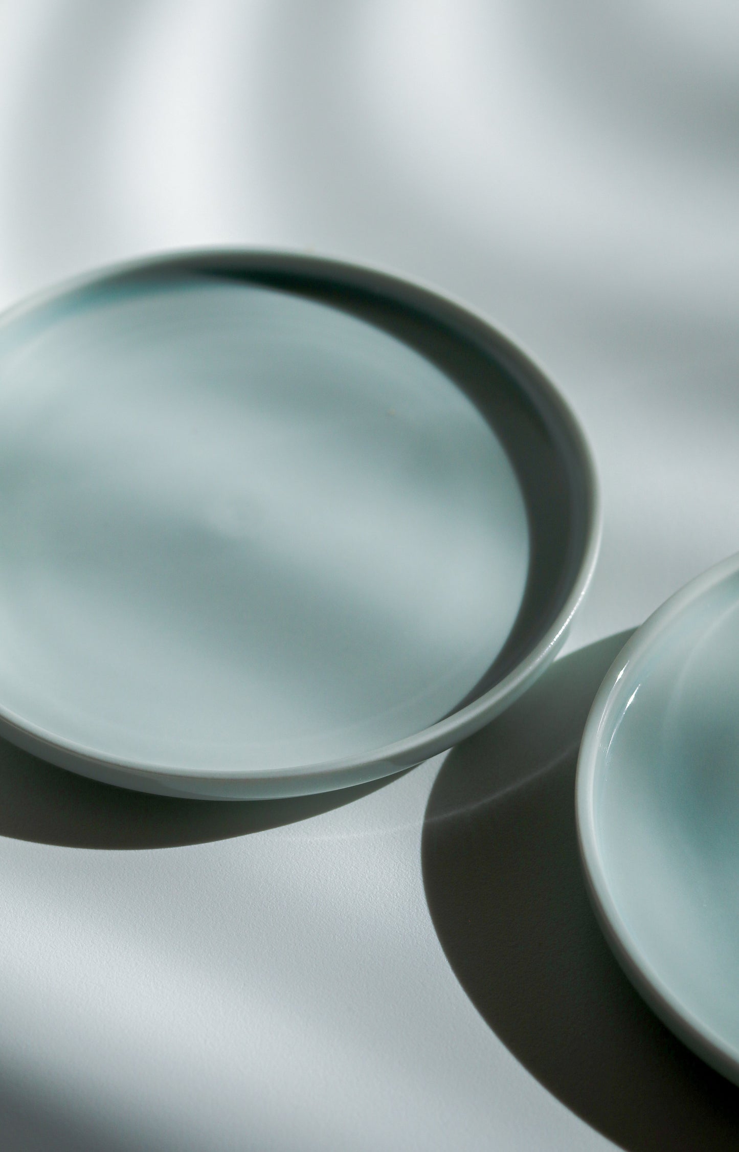 Celadon Blue Tea Cup & Saucer Set