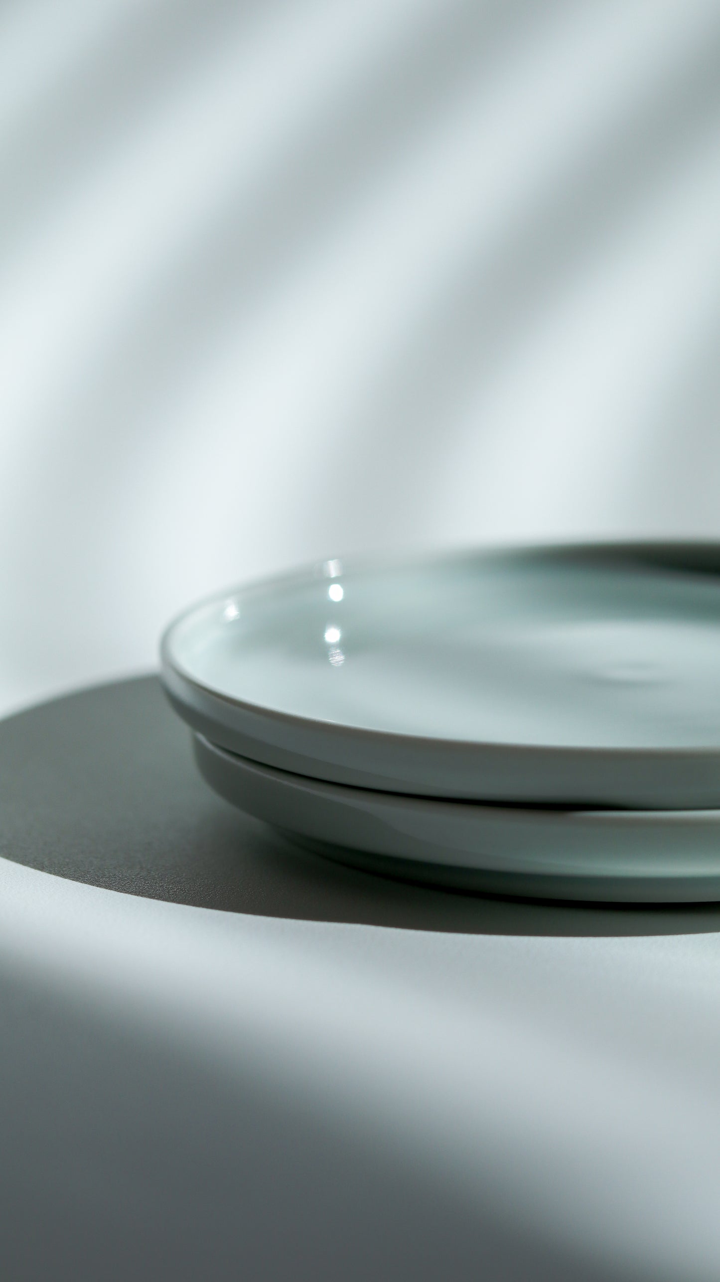 Celadon Blue Tea Cup & Saucer Set