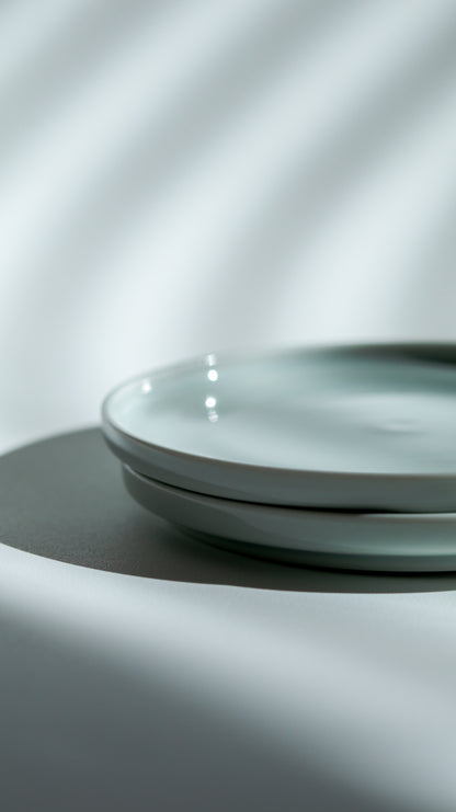 Celadon Blue Tea Cup & Saucer Set