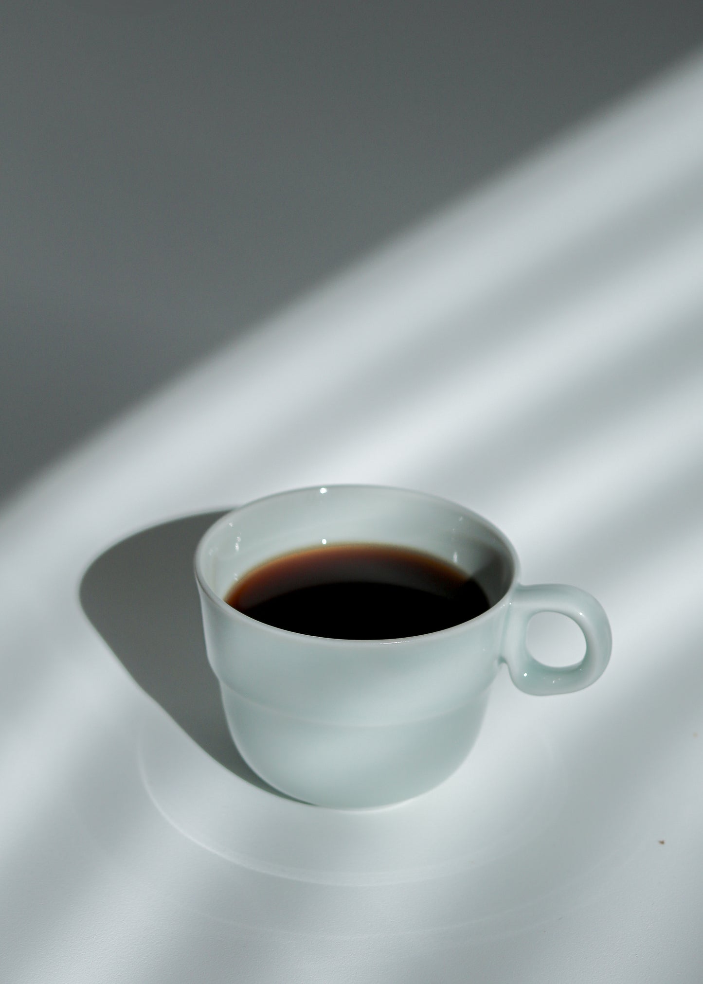 Celadon Blue Tea Cup & Saucer Set