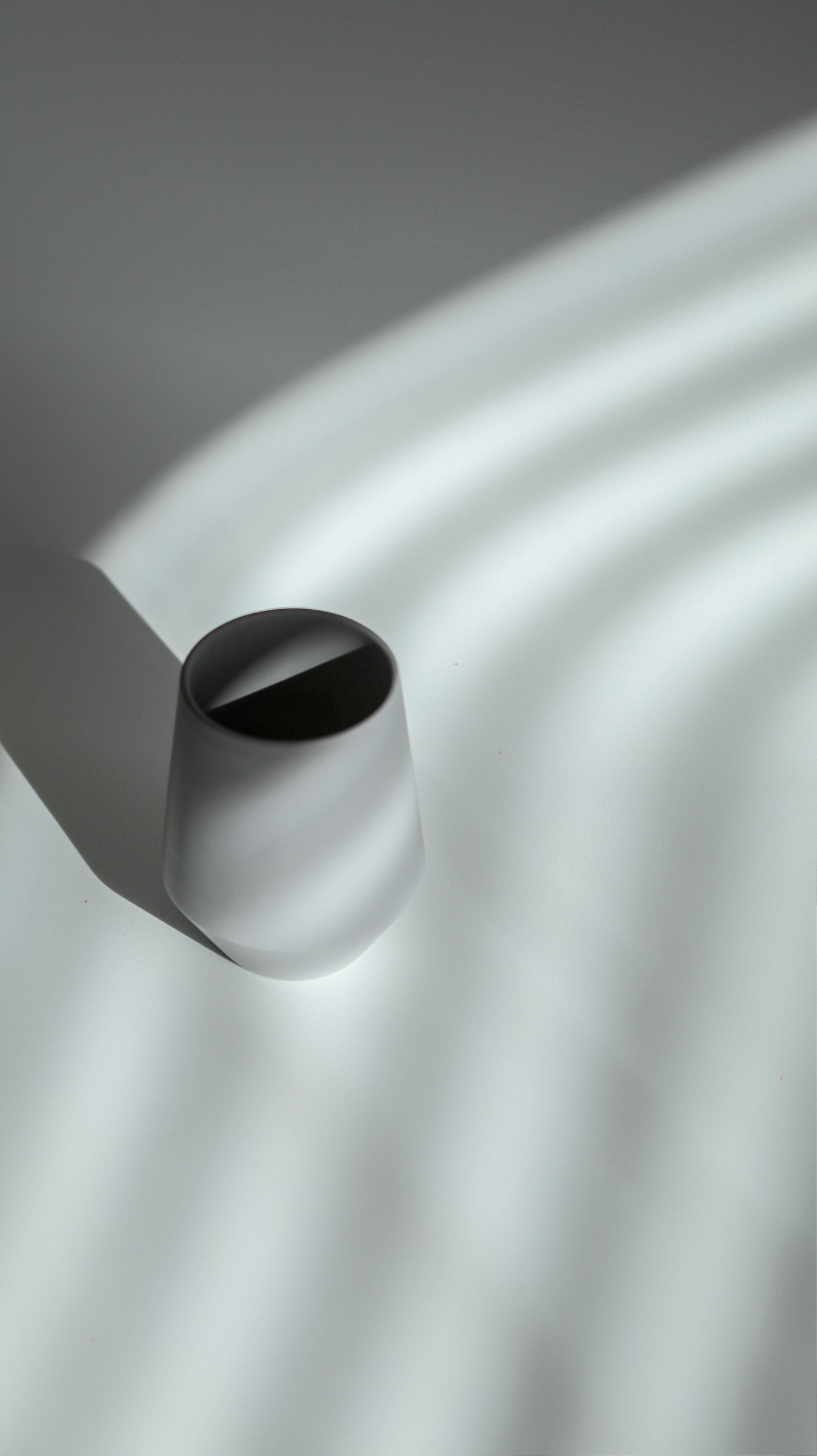 Matte Gray Ceramic Cup