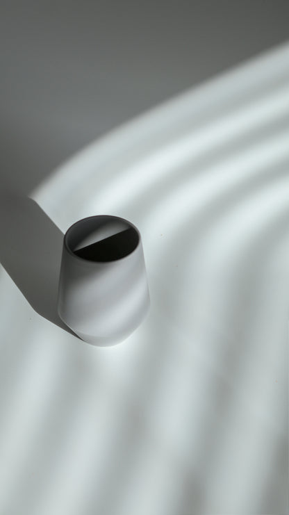 Matte Gray Ceramic Cup