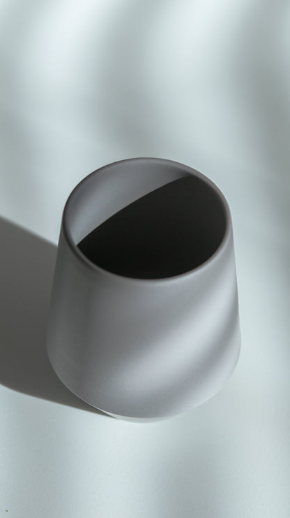Matte Gray Ceramic Cup